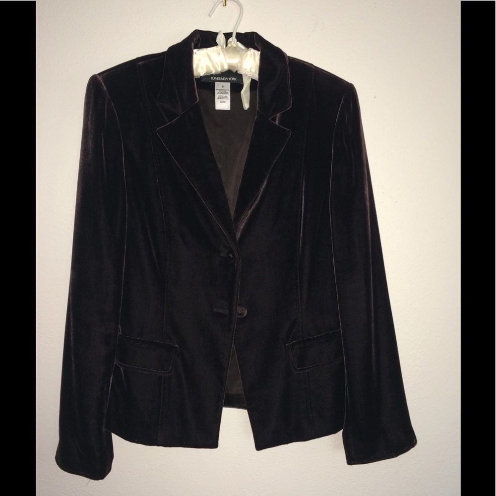 Jones New York Velvet Blazer